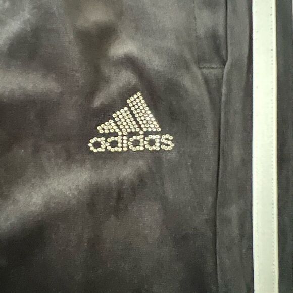 Adidas Plus Y2K Glam Velour Wide-Leg Track Pants- Size 3X - Picture 6 of 11